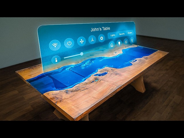 I Build The First Smart River Table
