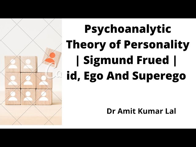 Psychoanalytic Theory of Personality | Sigmund Freud | id, Ego and SuperEgo