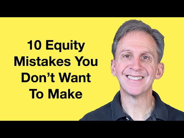 What's The Wrong Way To Give My Startup Team Equity
