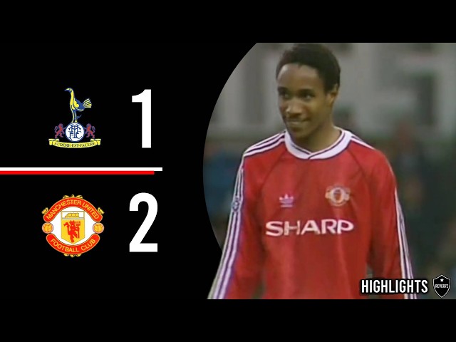 Tottenham Hotspur v Manchester United | Bryan Robson & Paul Ince On Song | Highlights | 1991/1992