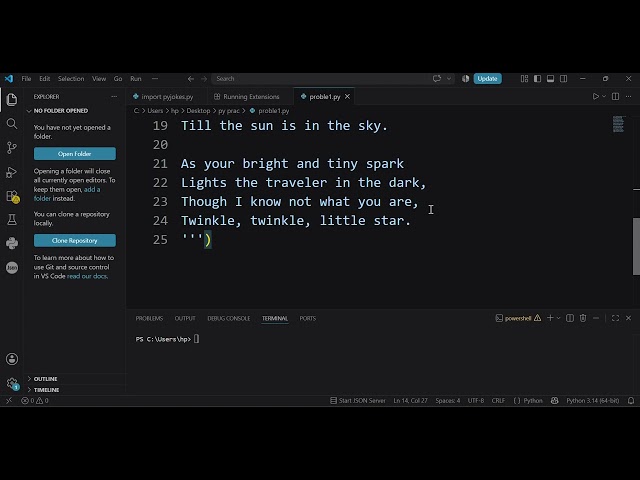 Python print() Function Tutorial: How to Print Multiline Text (Nursery Rhyme Example) 🐍⭐