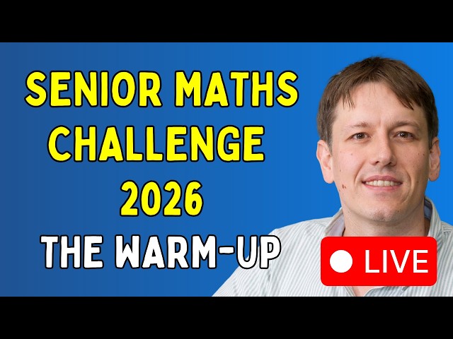 Senior Maths Challenge 2026 | The Warm-Up
