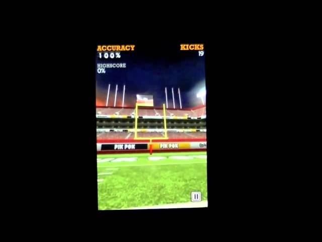 Flick Kick Field Goal Kickoff iPhone App Review