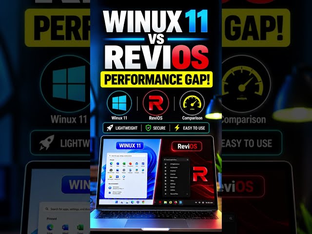 WINUX 11 vs ReviOS — BIG Performance Gap!