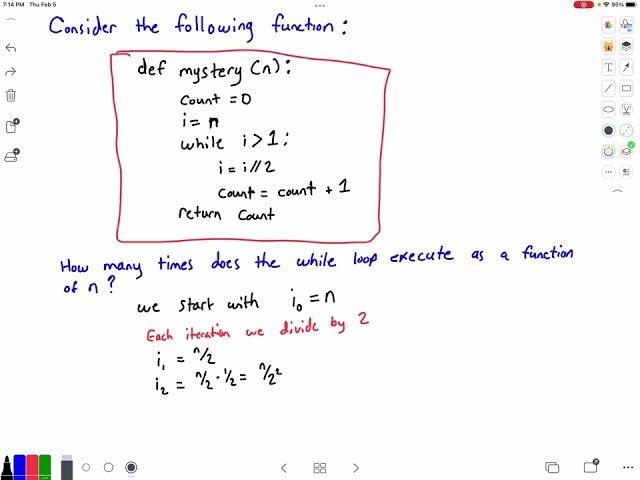 Algorithm Analysis Time Complexity: Logarithms