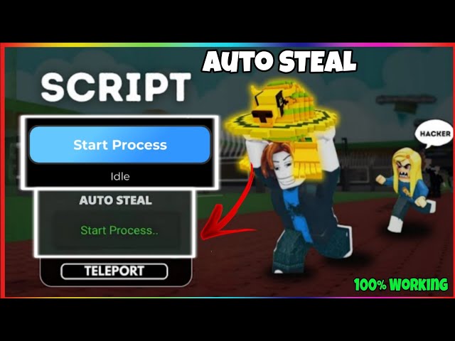 Steal a Brainrot Script GUI | INSTANT STEAL ANTI KICK NOCLIP INFINITE CASH *NO KEY*