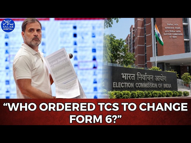 Rahul Gandhi Questions ECI Over Form 6 Changes