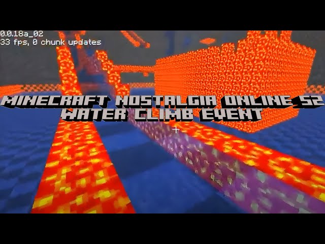Minecraft Nostalgia Online S2 Ep2: Water Climb Event! (re-sized)