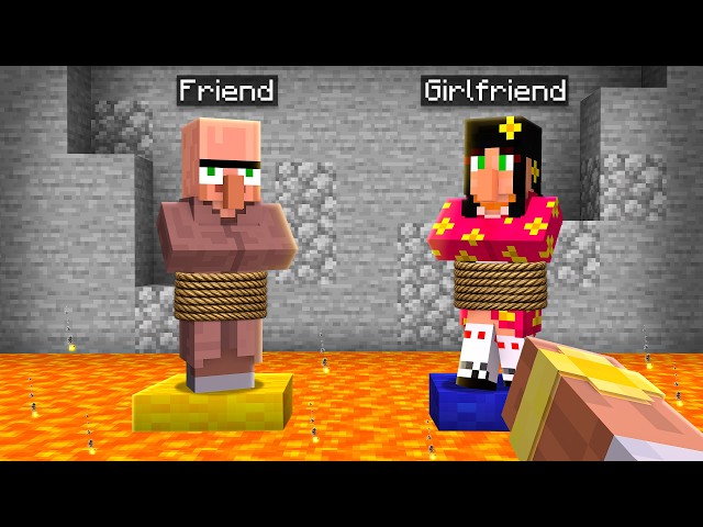 Save FRIEND or GIRLFRIEND in Minecraft..