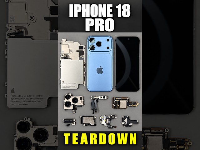 iPhone 18 Pro Teardown | What’s Inside?