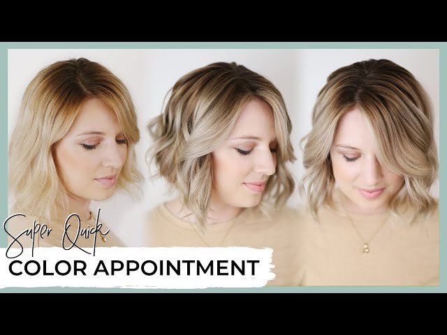 How to do a QUICK balayage and color melt technique in 1.5hrs total! Super easy & fast application!