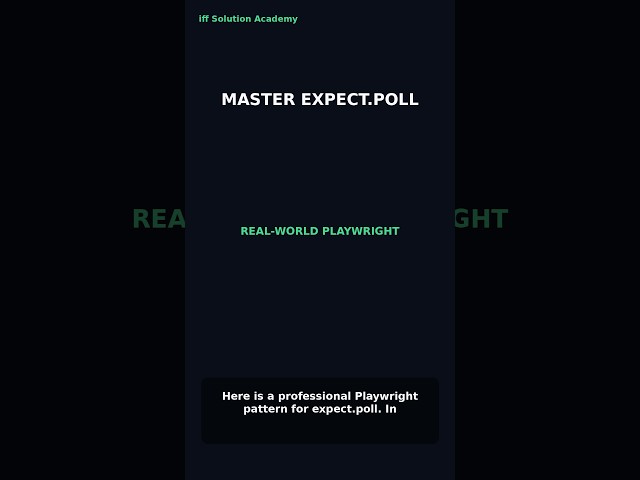 Playwright expect.poll
