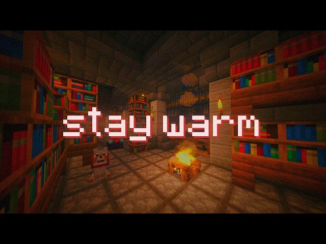 A Cozy Library to Forget a Bad Day  30 Min Minecraft Lo Fi