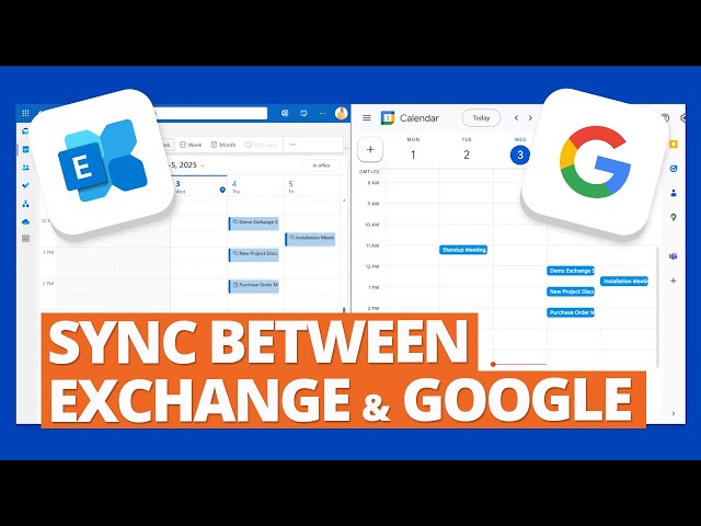 Sync between Exchange Server and Gmail or Google Workspace