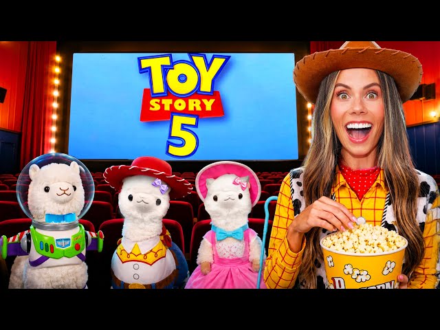 I TOOK MY LLAMAS to TOY STORY 5! *HUGE MOVIE NIGHT*