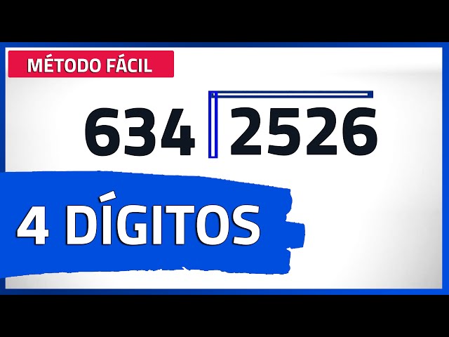 🔴Can you divide with 4 digits? Learn easily! - 4-digit division (Easy Level)