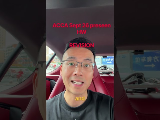 ACCA Sept26 SBL Preseen HW must touch key words and quick revision #acca #sbl #preseen