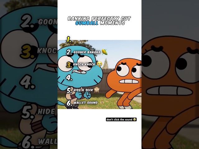 Ranking Perfectly Cut Gumball Moments🔥