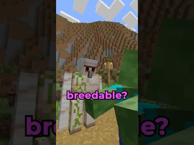 Is the Iron Golem breedable??