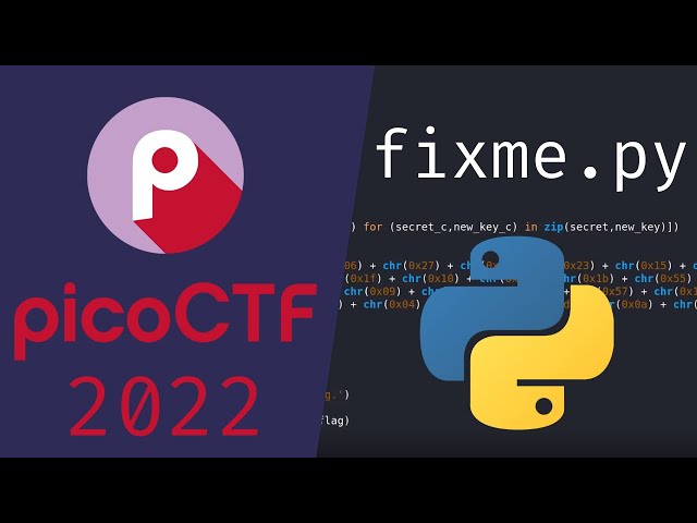 Fixing syntax errors in Python | picoCTF 2022 #01 "fixme.py"