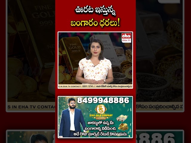 ఊరట ఇస్తున్న బంగారం ధరలు #goldprice #goldpricetoday #goldpricelatestupdate #ehatv