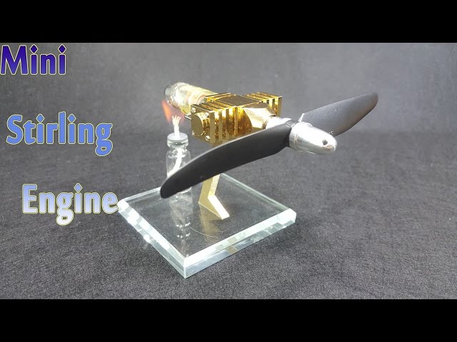 Assembling Mini Stirling Engine Model Educational Toy Kits - v2