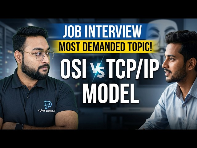 OSI Model & TCP/IP Model Explained | 7 Layers, Protocols & Real-World Examples