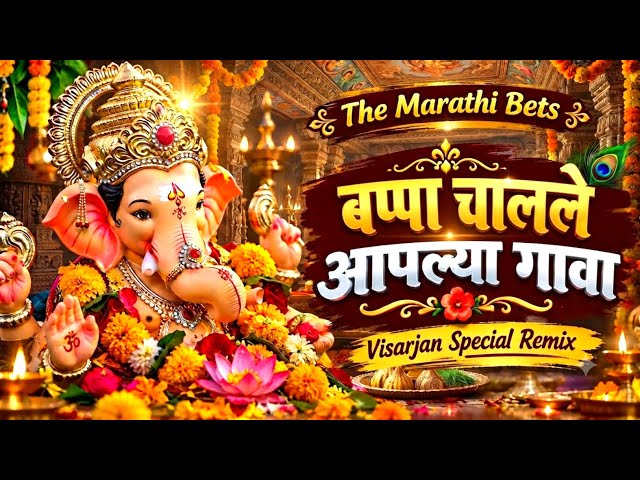 Bappa Chalale Aaplya Gavala | बाप्पा चालले आपल्या गावाला | Ganpati Visarjan Song | The Marathi Bets 