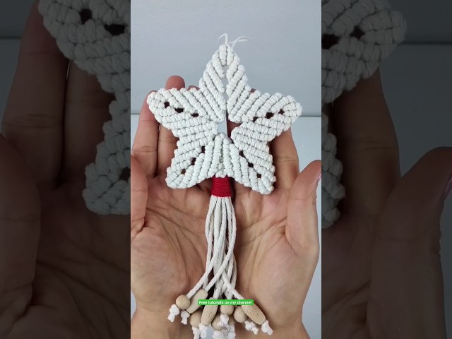 Macrame Christmas Ornaments