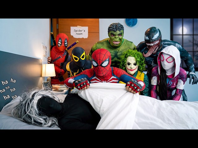 Deadpool GIẢI CỨU!! Siêu Nhân Nhện Chạy Trốn Khỏi QUÁI VẬT