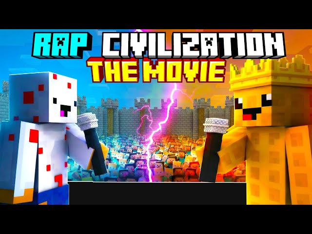 Minecraft But I Battle The KING of RAP CIVILIZATION [FULL MOVIE]
