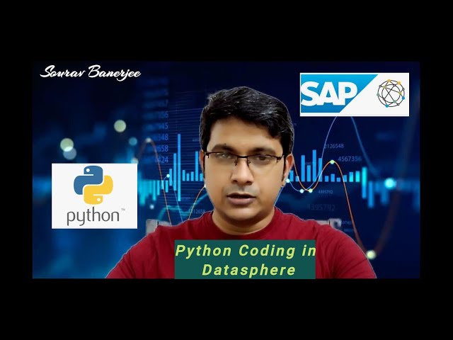 Python scripting in SAP Datasphere Demo with example sample code