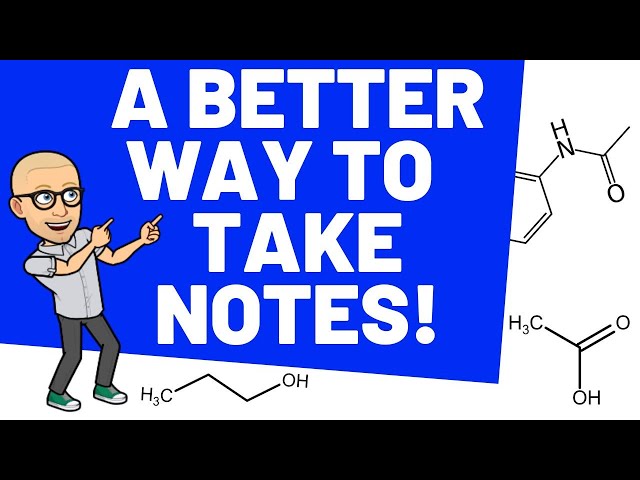 Cornell Notes for Organic Chemistry - a better way to revise/take notes!