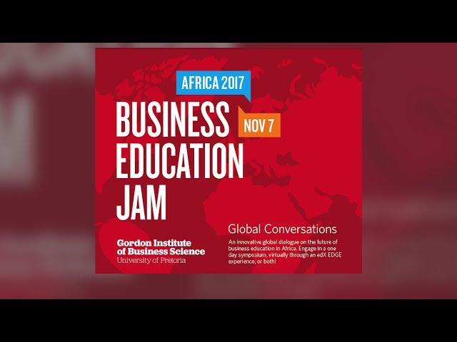 Africa Business Education JAM live from GIBS