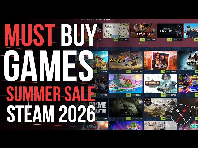 Steam Summer Sale 2026  - Which GAMES and RPGs Are the BEST To Buy NOW!!