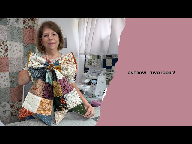 Make a Reversible Patchwork Bow | Easy Tuesday Threads Tutorial