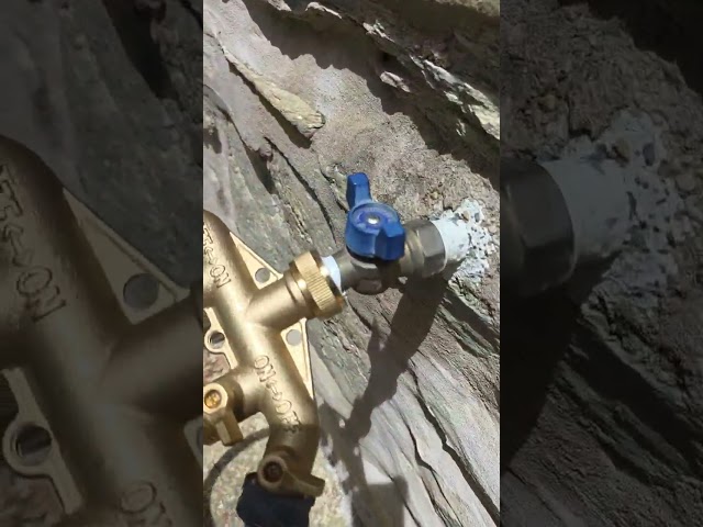 Water hoses burst from that heat