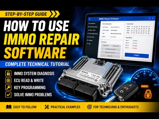 How to Use IMMO OFF Software for EDC17 & MED17 ECU – Full Step-by-Step Guide