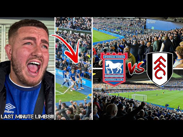 THE MOMENT IPSWICH TOWN SCORE 88th & 91st MINUTE GOAL to beat FULHAM...