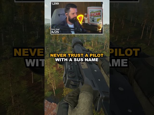 NEVER TRUST A PILOT WITH A NAME LIKE THIS..