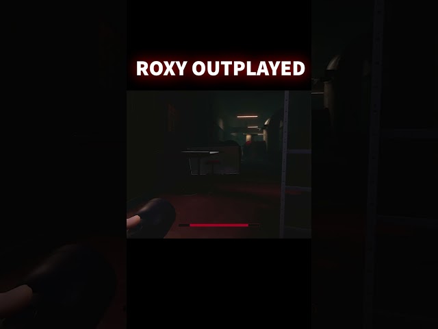 OUTPLAYING ROXY IN SECURITY BREACH #fnaf #roxy #securitybreach  #shorts