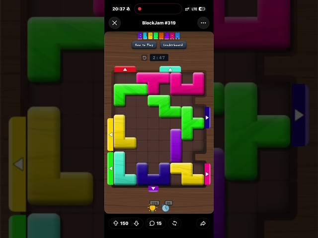 BlockJam #319 solved