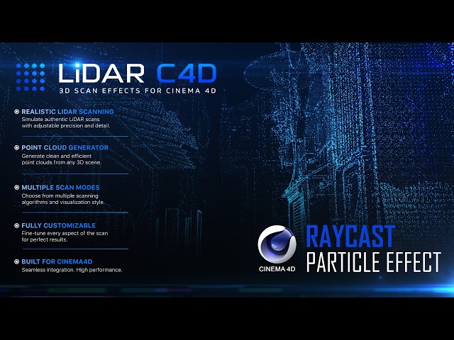 Intro LiDAR C4D plugin