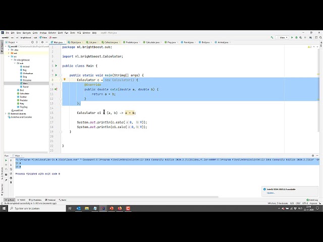 Lambda expressions in Java (basics)