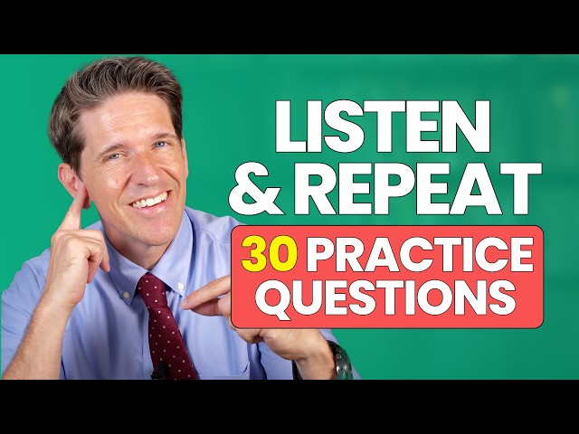 TOEFL Speaking: Listen and Repeat Training (2026)