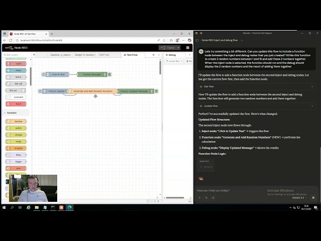 Generating Node-RED flows with Claude via MCP