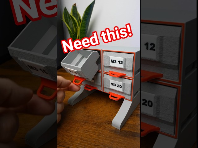 fully 3d printed drawer