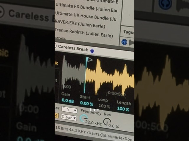 The *FORBIDDEN* Breakbeat Technique… #ableton #musicproducer #sounddesign #breakbeat #futuregarage