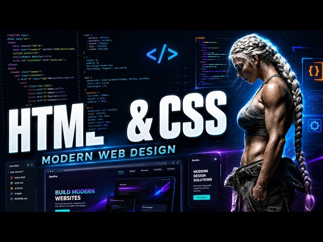 Stop Making Boring Websites! Build This Epic Gaming Landing Page HTML & CSS