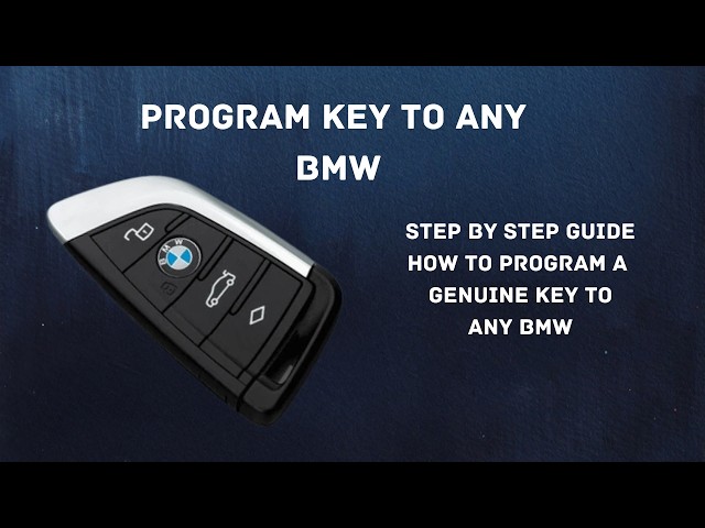 HOW TO ADD A GENUINE KEY TO ANY BMW - KEY PROGRAMMING TUTORIAL 